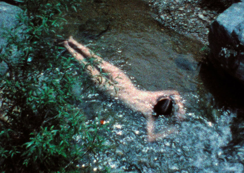 Ana Mendieta. Creek, 1974