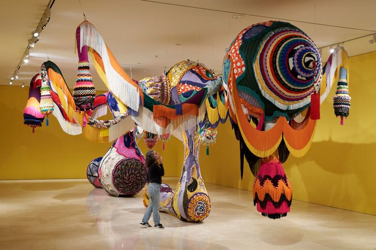 Joana Vasconcelos. Valkyrie Marina Rinaldi, 2014. Colección de la artista. Obra realizada con el patrocinio de Marina Rinaldi