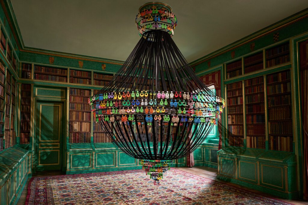 Joana Vasconcelos. Flamboyant. Palacio de Liria. Fotografía: Juan Rayos