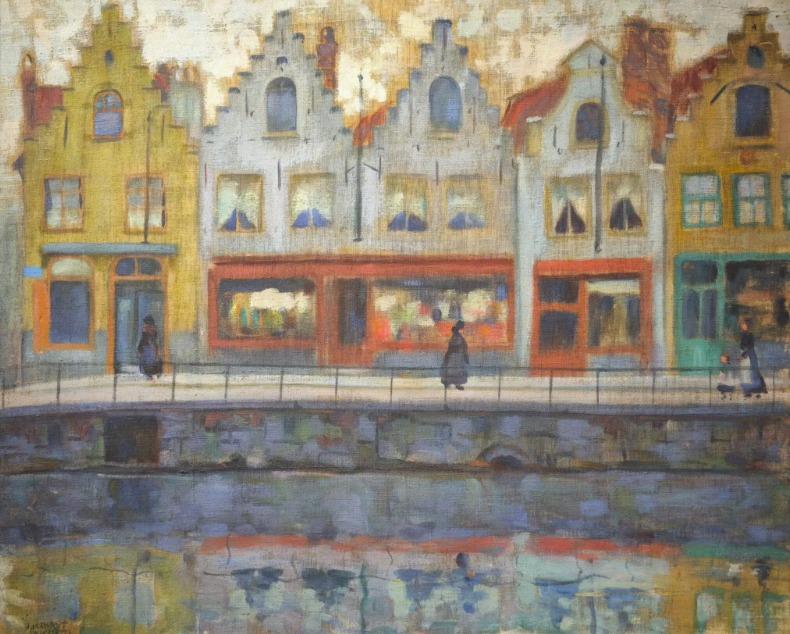 José Manaut Viglietti. Brujas, 1924. Colección Manaut