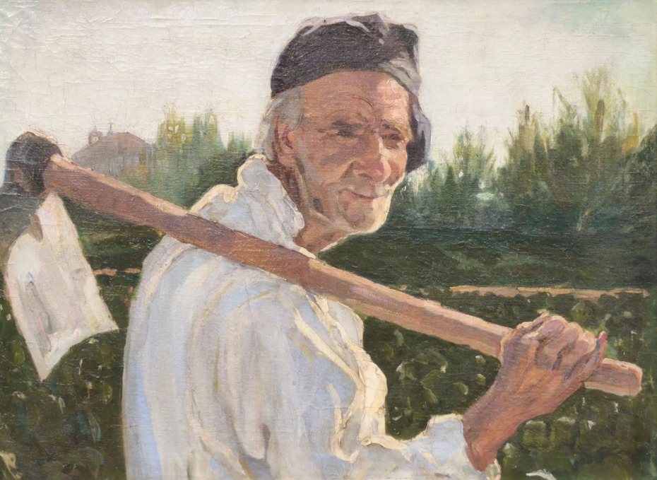José Manaut. Viejo labrador, Valencia, 1917. Colección Manaut