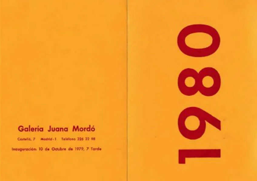Catálogo de la exposición "1980", 1979
