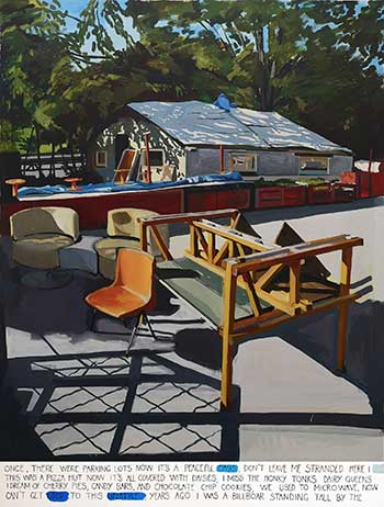 Tomas Piza. There were parking lots now it's a peaceful oasis. Galería Herreo de Tejada