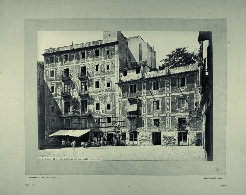 Jules Ainaud. Barcelona. Casa particular del siglo XVII, 1872. Arxiu Fotogràfic de Barcelona