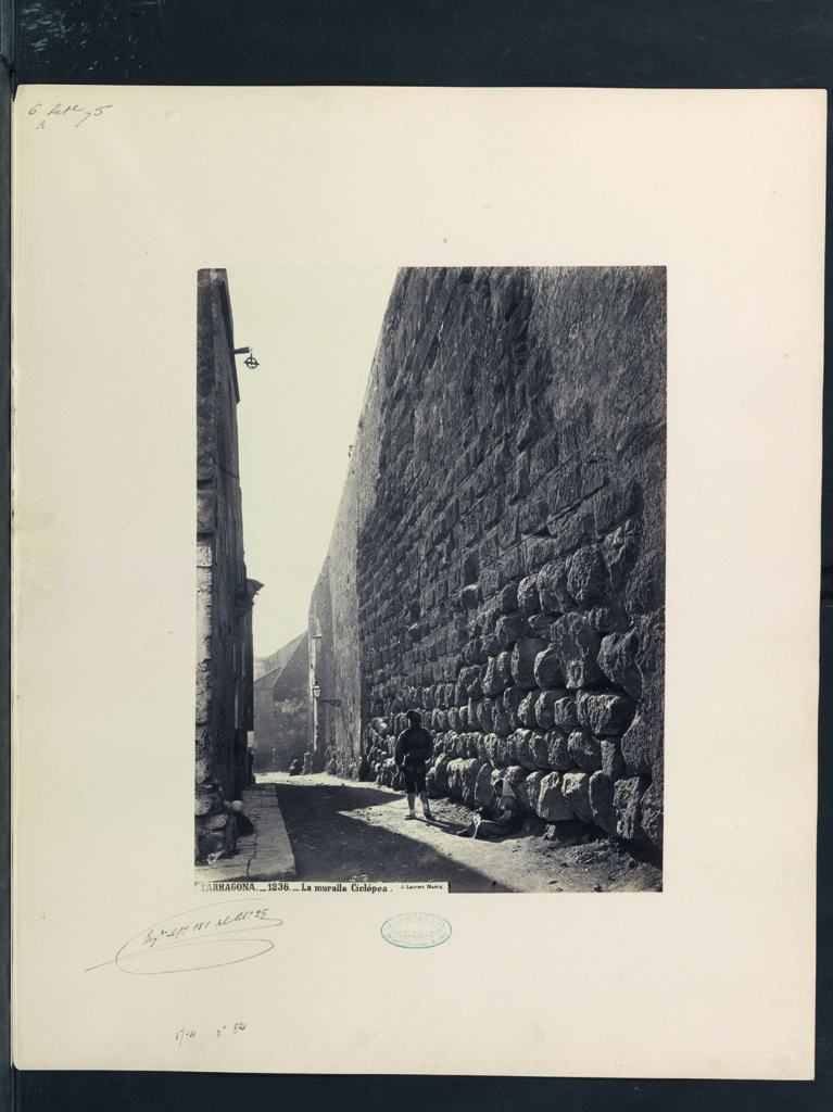 Jules Ainaud. Tarragona. La muralla ciclópea, 1871-1872. Biblioteca Nacional de España, Madrid