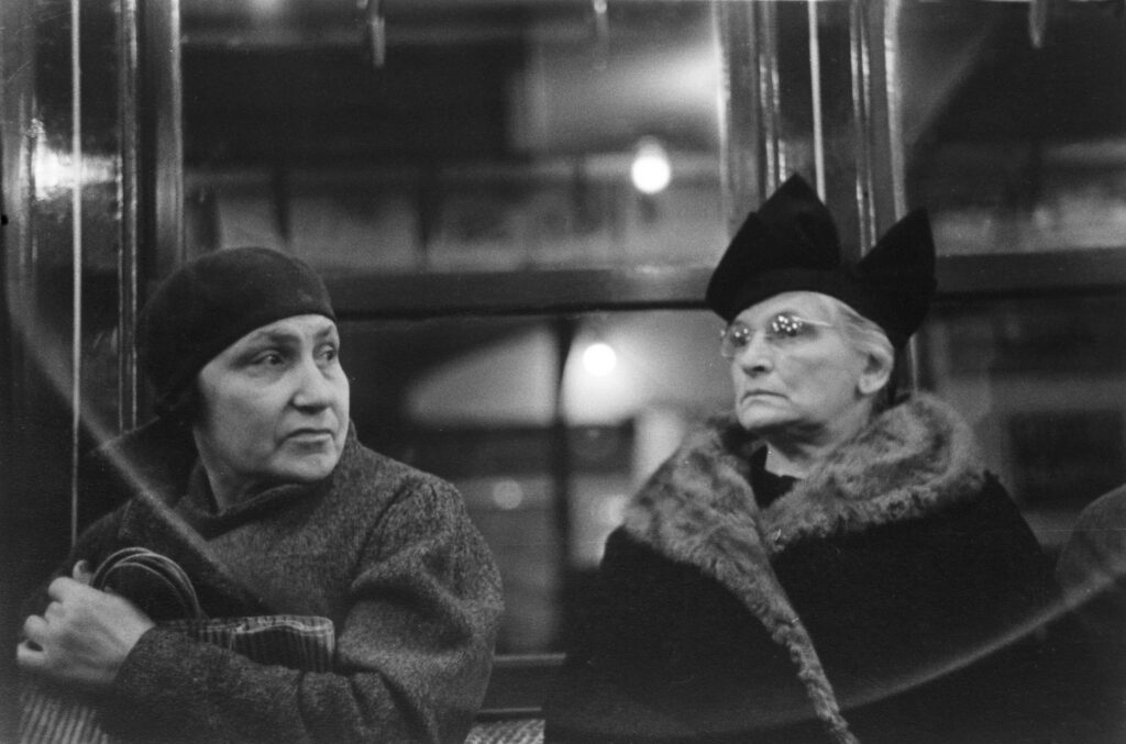 Walker Evans. Subway Passengers, New York, 1938. Colección particular, San Francisco