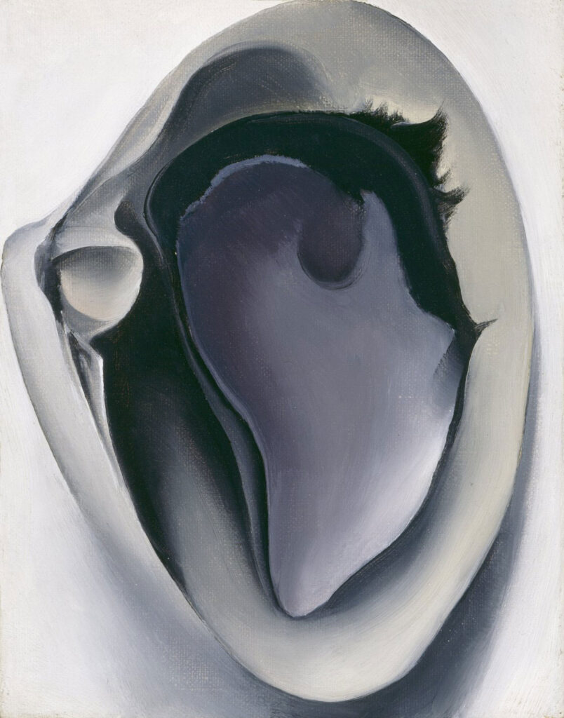 Georgia O'Keeffe Almeja y mejillón, 1926 Georgia O'Keeffe Museum © Georgia O’Keeffe Museum. VEGAP, Madrid, 2021