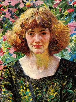 Laura Knight. Rose and Gold, 1914. Cortesía de Tony y Rita Gallagher