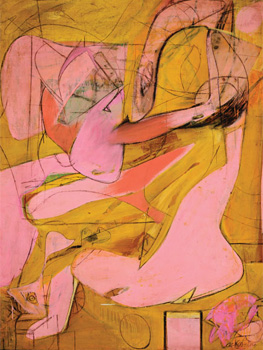 Willem de Kooning. Pink Angels, 1945