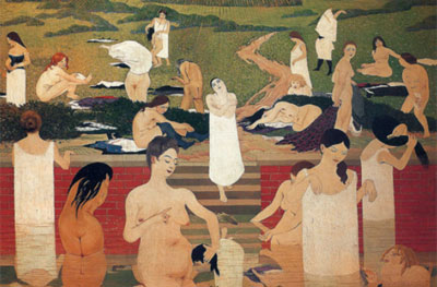 Felix Vallotton. Bain au soir d'été, 1892-1893