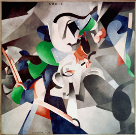 Francis Picabia. Udnie (Young American Girl; Dance), 1913. Centre Georges Pompidou/Musée National d‘Art Moderne, Paris. Purchased by the state © 2016 ProLitteris, Zurich