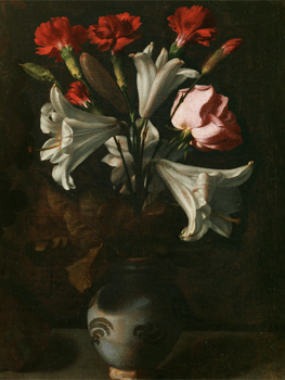 Juan Fernández ''el Labrador''. Florero, hacia 1635-1637. Museo Nacional del Prado