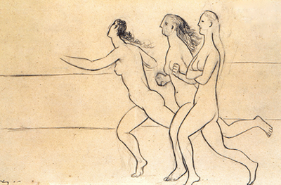 Pablo Picasso. Les trois femmes, 1920. © Sucesión de Pablo Picasso, VEGAP Madrid 2013