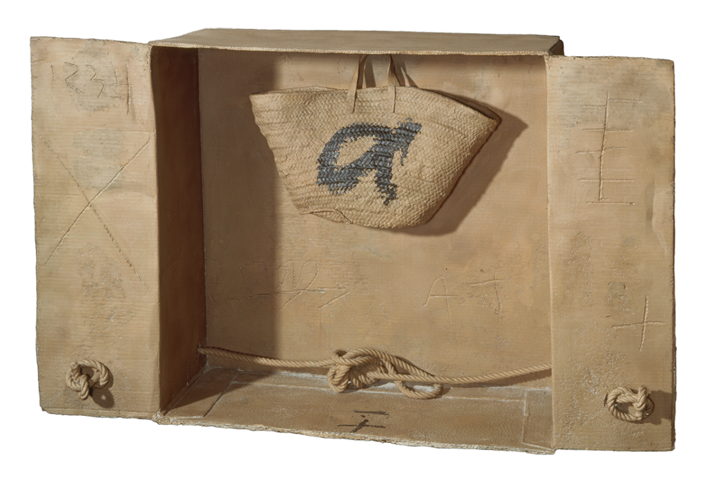 Antoni Tàpies. Caja con cesta, 1999