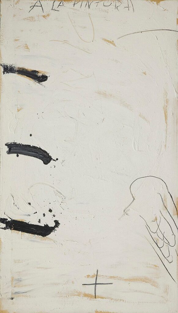 Antoni Tàpies. A la pintura, 1989