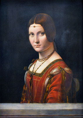 Leonardo da Vinci. Retrato de mujer. © RMN-Grand Palais (musée du Louvre) / Michel Urtado