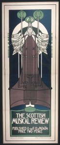 Mackintosh. Cartel para The Scottish Musical Review, 1896