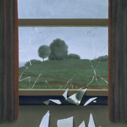 René Magritte. La llave de los campos, 1936. Museo Nacional Thyssen-Bornemisza, Madrid. © René Magritte, VEGAP, Madrid, 2021