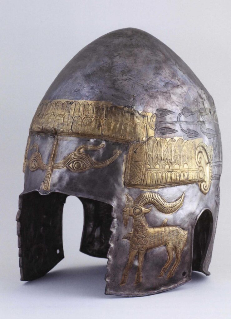 Casco de Peretu, ajuar funerario de tumba principesca geta. Peretu (distrito de Teleorman). Segunda mitad del siglo iv a. C.