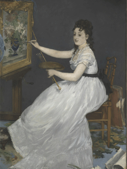 Édouard Manet. Eva Gonzalès, 1870. National Gallery, Londres