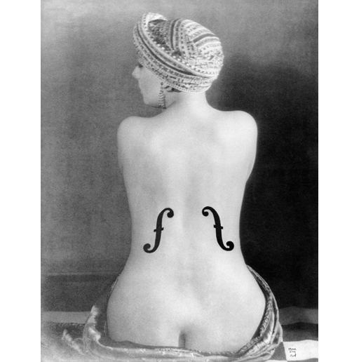 Man Ray. El violín de Ingres, 1924. Colección particular, París © Man Ray 2015 Trust, VEGAP, Málaga, 2024. Fotografía: Telimage, París