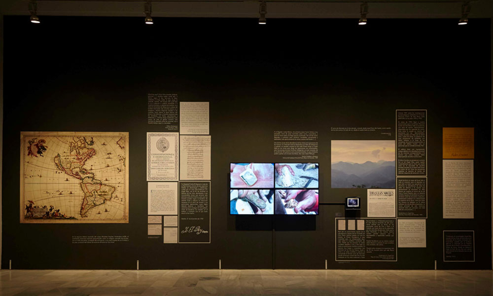 Vista de la exposición "Mapa Teatro. De los dementes, ò faltos de juicio" en el Museo Reina Sofía. Fotografía: Joaquín Cortés/ Román Lores