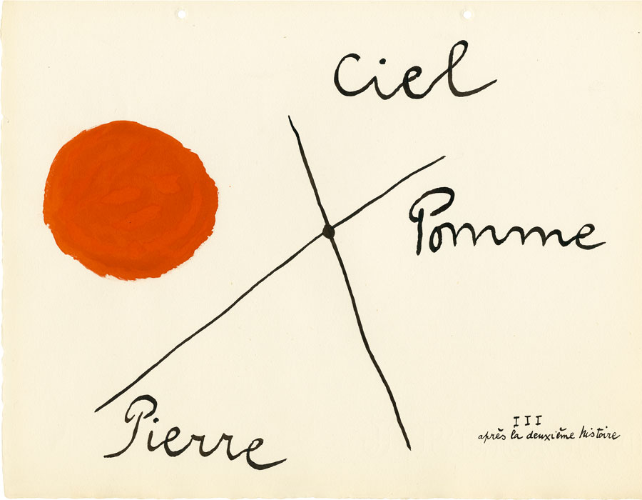 Joan Miró. Érase una urraquita, 1928. Cortesía Galerie Jeanne Bucher Jaeger, París © Successió Miró 2021