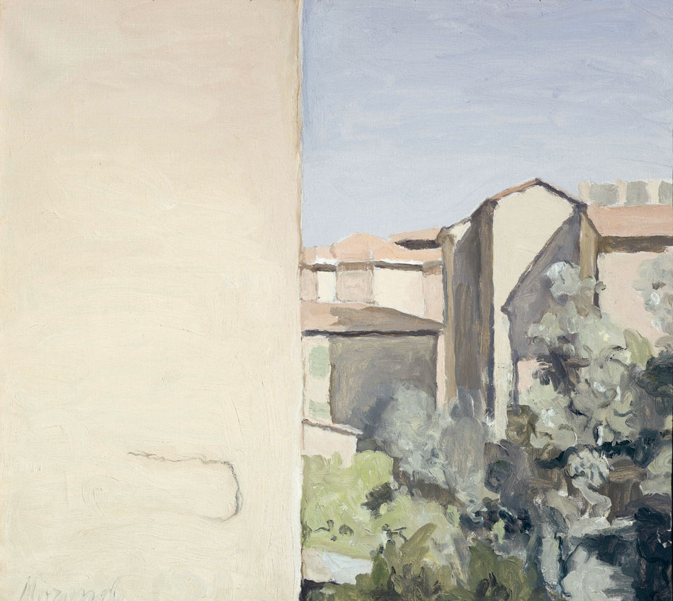 Giorgio Morandi. Cortile di via Fondazza, 1954. Fondazione Magnani-Rocca, Mamiano di Traversetolo, Parma. © Giorgio Morandi, VEGAP, Madrid, 2021