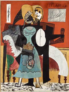 Pablo Picasso. Les Amoureux, 1919. Musée national Picasso-Paris, dación Pablo Picasso, 1979. © Sucesión Pablo Picasso, VEGAP, Madrid, 2018