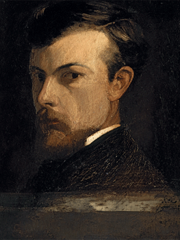 Odilon Redon. Mi retrato, 1867 Musée d'Orsay © RMN (Musée d’Orsay) / Hervé Lewandowski