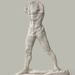 Auguste Rodin. [El hombre que camina, modelo grande, 1907. Musée Rodin, París.Foto: © musée Rodin, photo Hervé Lewandowski