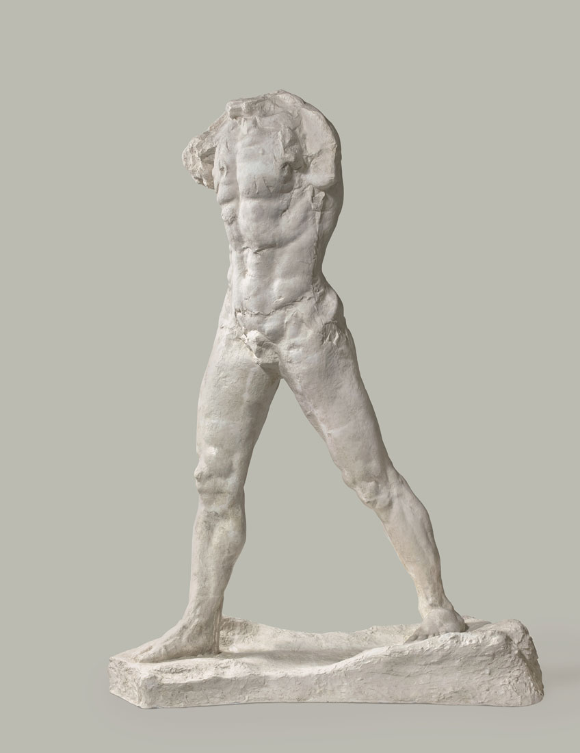 Auguste Rodin. [El hombre que camina, modelo grande, 1907. Musée Rodin, París.Foto: © musée Rodin, photo Hervé Lewandowski