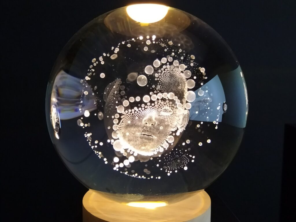 Marina Núñez en el Museo Nacional de Antropología, la tierra labrada