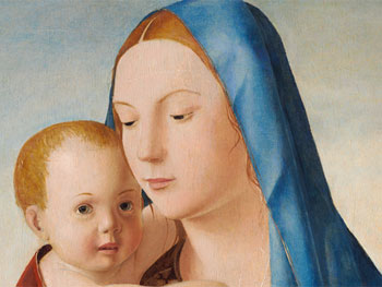 Antonello da Messina. Madonna con bambino (Madonna Benson). National Gallery of Art Washington