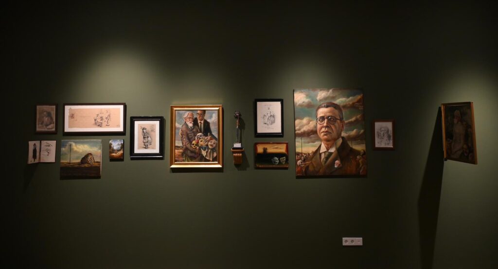 José Luis Serzo. Mascarada de sobremesa. Tributo a un incómodo silencio entre Ensor & Solana. MAS, Santander