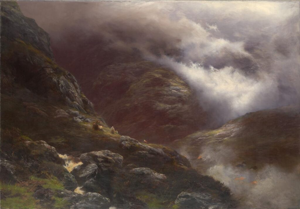 Peter Graham. After the massacre of Glencoe, 1889. National Gallery of Victoria