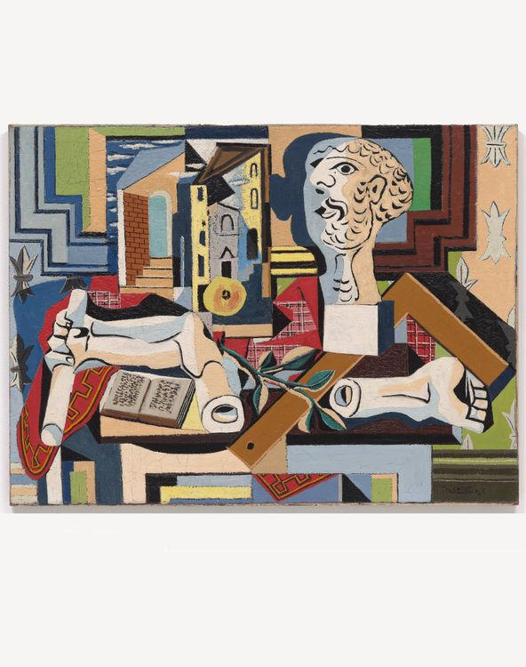 Pablo Picasso. Estudio con cabeza de yeso, 1925. The Museum of Modern Art, Nueva York © Archivo digital, The Museum of Modern Art, Nueva York/Scala, Florencia