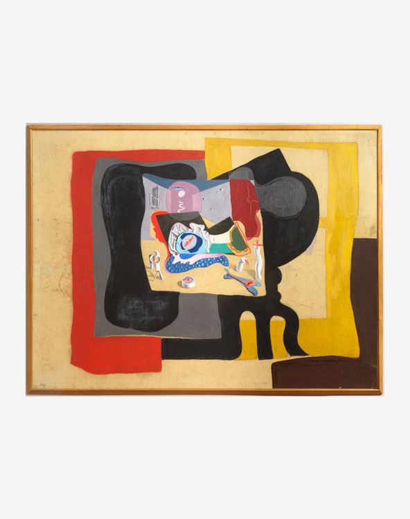 Salvador Dalí. Naturaleza muerta al claro de luna malva, 1926. Fundación Gala-Salvador Dalí