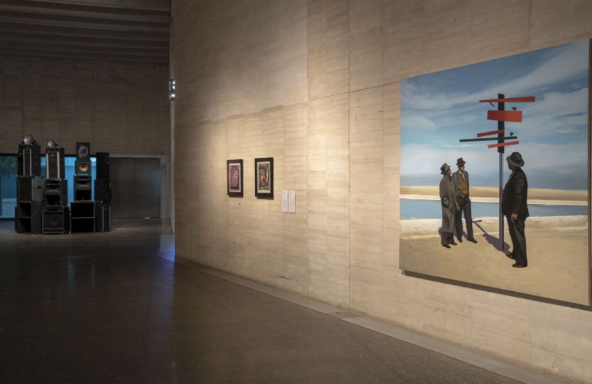 Vista de la exposición "Memoria del porvenir". Cortesía del MUSAC