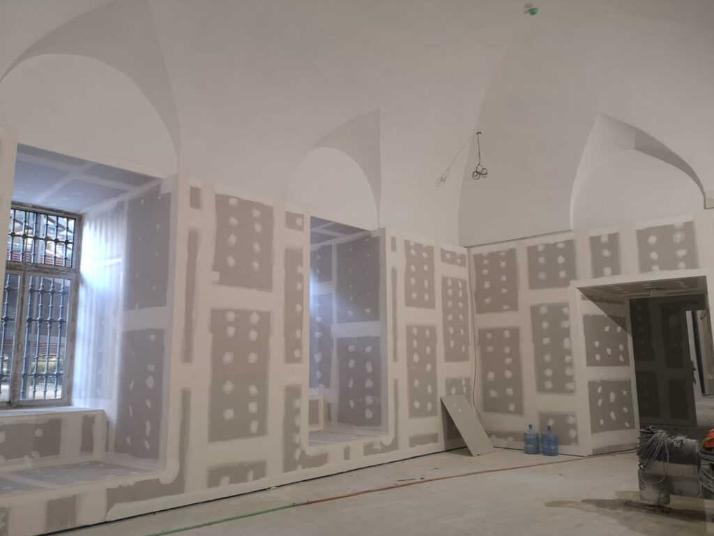 Adecuación de las nuevas salas en la planta A0 del edificio Sabatini. Museo Reina Sofía 