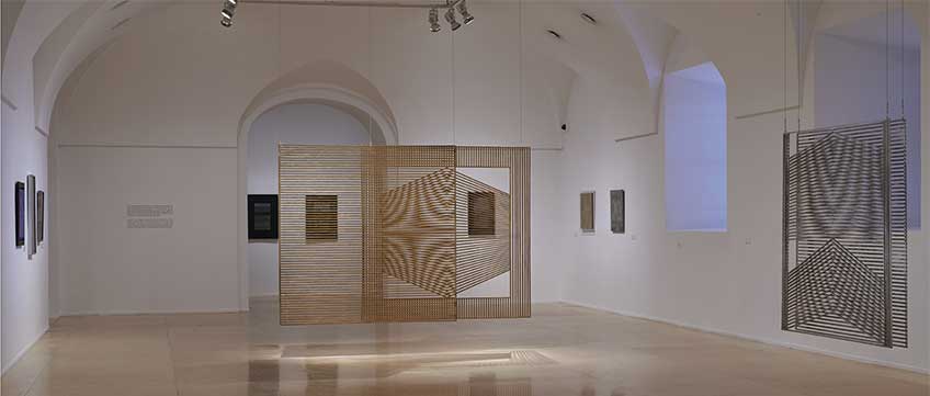 Eusebio Sempere. Exposición Museo Nacional Centro de Arte Reina Sofía, mayo 2018. Foto: Joaquín Cortés/Román Lores