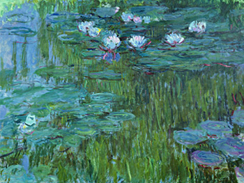 Claude Monet. Nymphéas, hacia 1916. © Claude Monet/ Musée Marmottan Monet, Paris / The Bridgeman Art Library