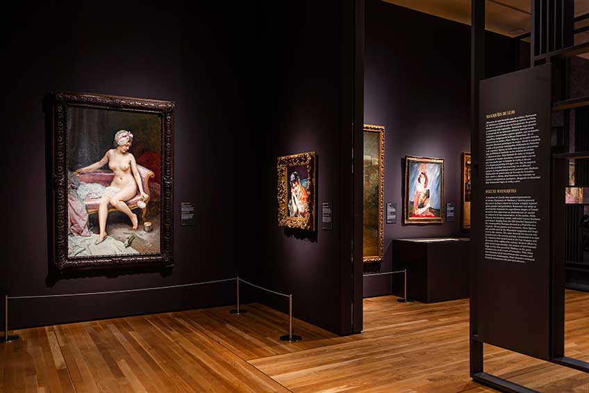 Imagen de las salas de la exposición “Invitadas”. Foto © Museo Nacional del Prado