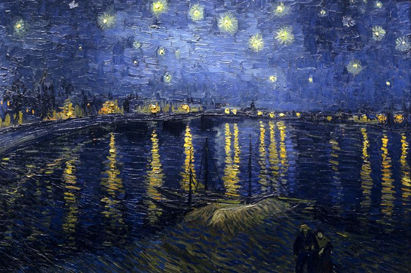 Van Gogh. Noche estrellada, 1888. Musée d´ Orsay, París