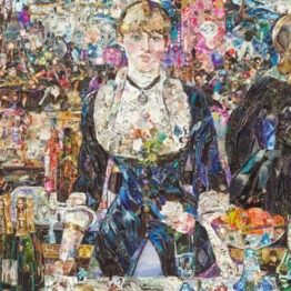 Vik Muniz. A-Bar-at-the-Folies-Bergère-after-Edouard-Manet. Pictures of Magazines 2, 2012