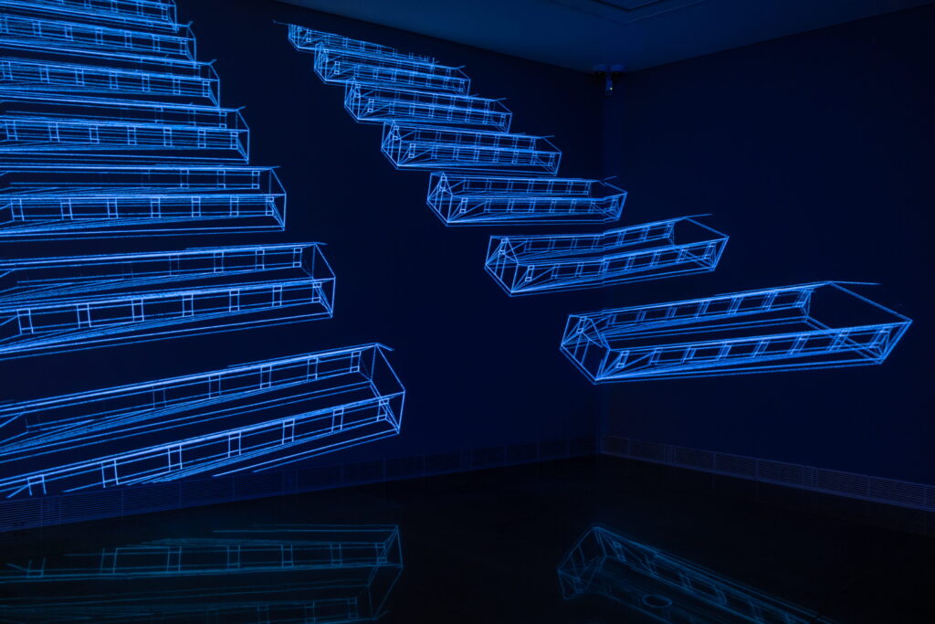 Nicolás Combarro. Mirar a otro lado. Museo Universidad de Navarra. Fotografía: Manuel Castells