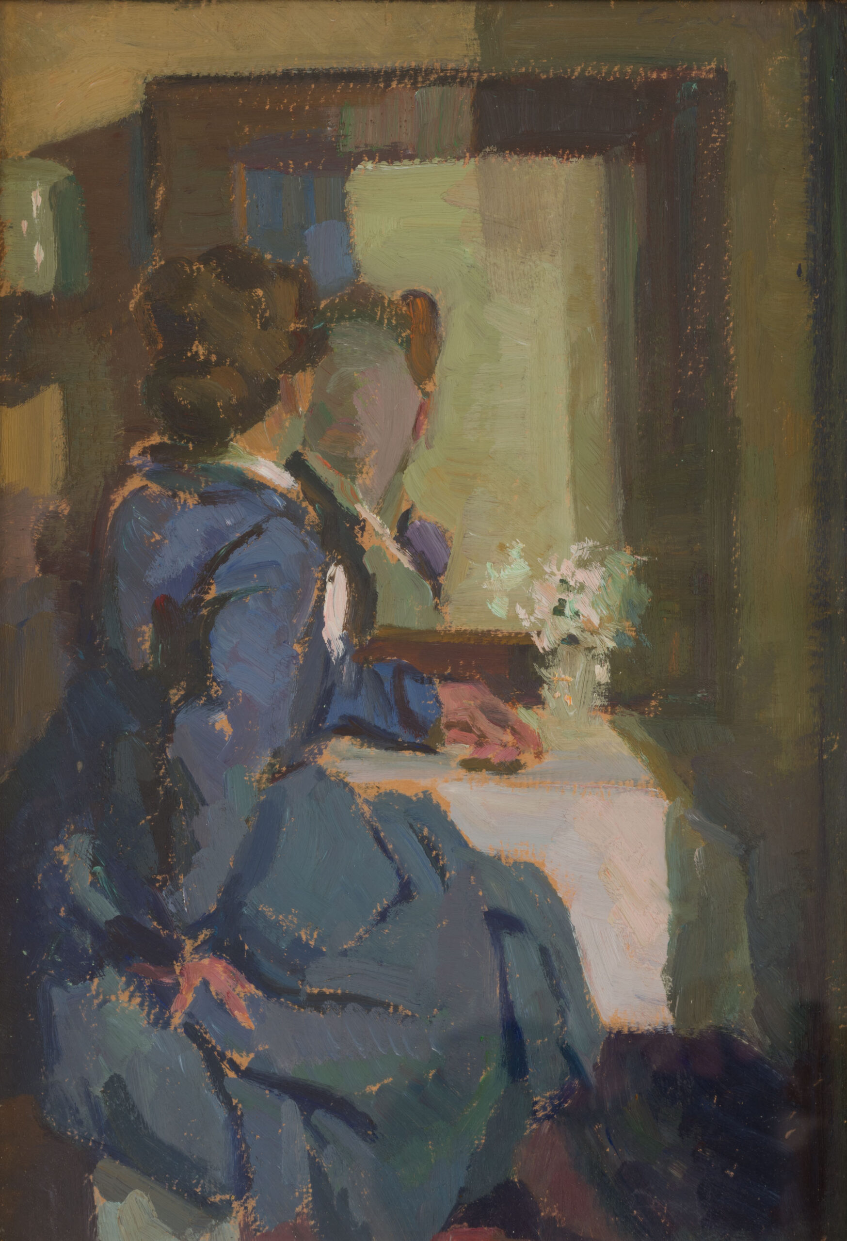 Pascual Capuz. Retrato de su esposa Teresa García Falgás de Capuz, 1901. Museo Nacional de Cerámica González Martí