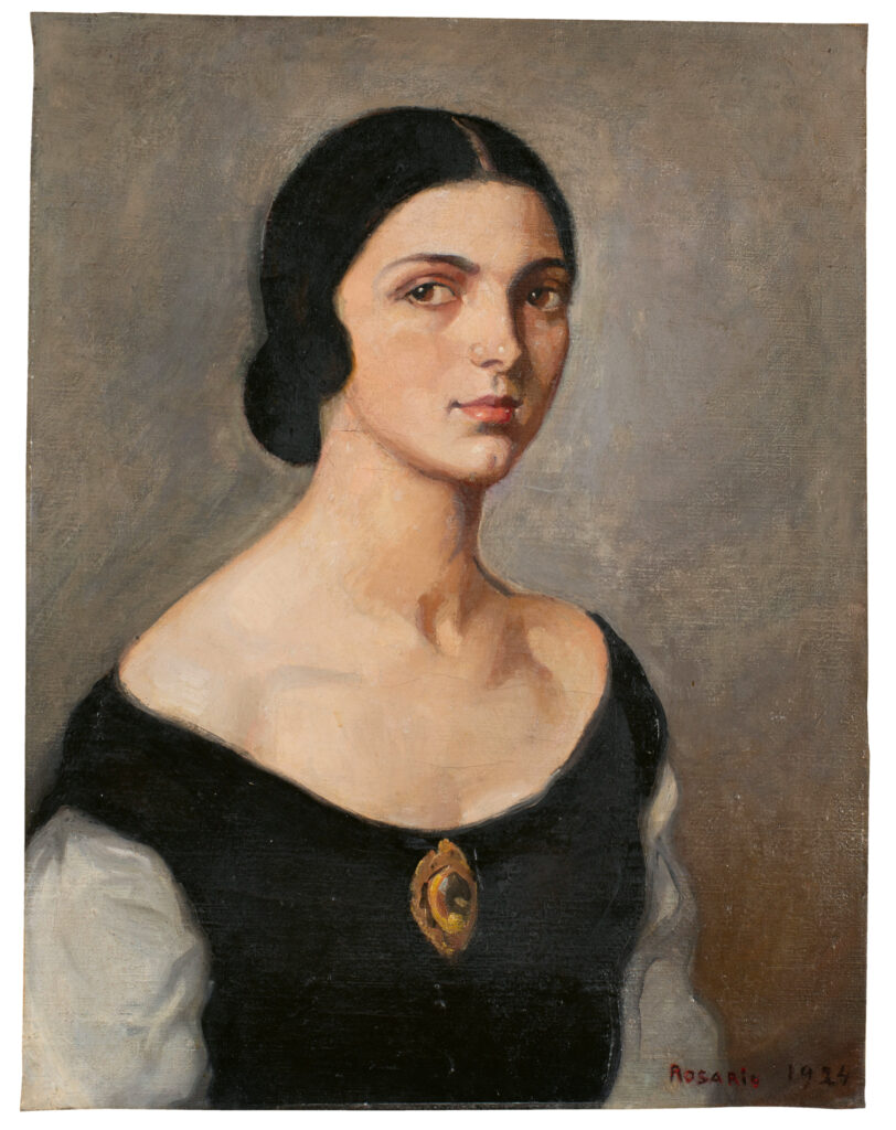 Rosario de Velasco. Autorretrato, 1924