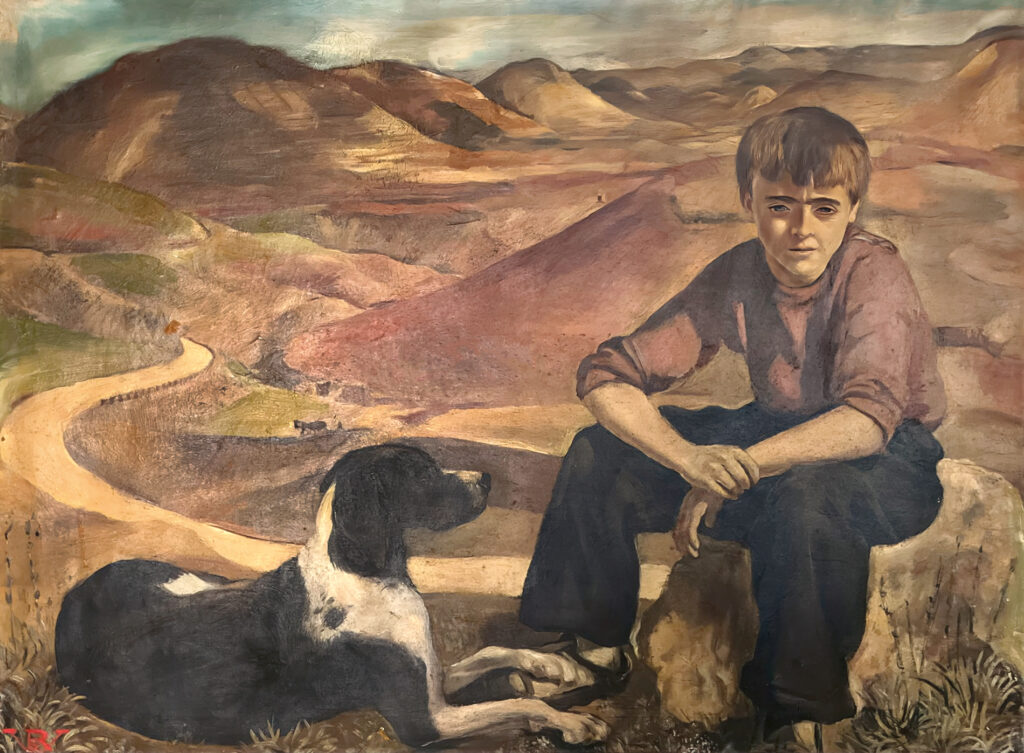 Rosario de Velasco. El chico y su perra, 1953