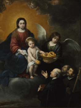 Bartolomé Esteban Murillo. Jesús Niño repartiendo pan a los sacerdotes, 1678-1679. Museo de Bellas Artes de Budapest